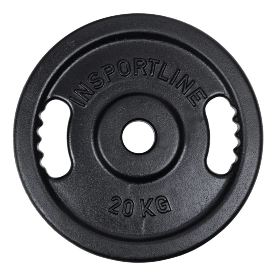 Zestaw obciążeń olimpijskich inSPORTline Castblack 2-20 KG
