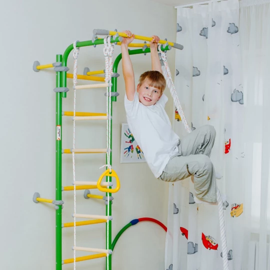 WALLBARZ DRABINKA GIMNASTYCZNA FAMILY 2W BIAŁA