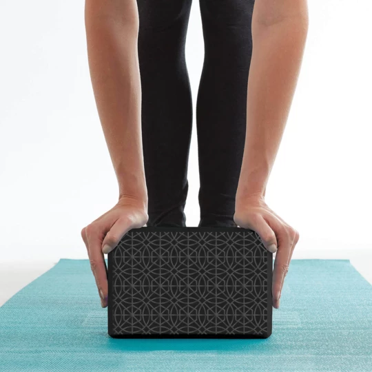 GAIAM KOSTKA DO JOGI EMBOSSED BLACK 63438