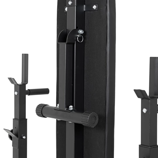 Ławka ze stojakiem, gryfem i obciążeniami inSPORTline CEM 180+40 cm/30 mm 75kg