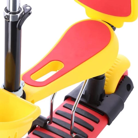 HLB07  4w1 BLACK-YELLOW-RED HULAJNOGA DZIECIĘCA SIGNA (16-51-056)