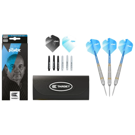 Lotki do darta Target Phil Taylor Brass Steel 3 szt. - Waga (g) 22 g