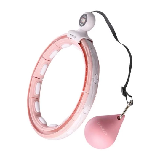 HHM15 HULA HOP PINK Z MAGNESEM I OBCIĄŻNIKIEM + LICZNIK HMS (17-44-580)
