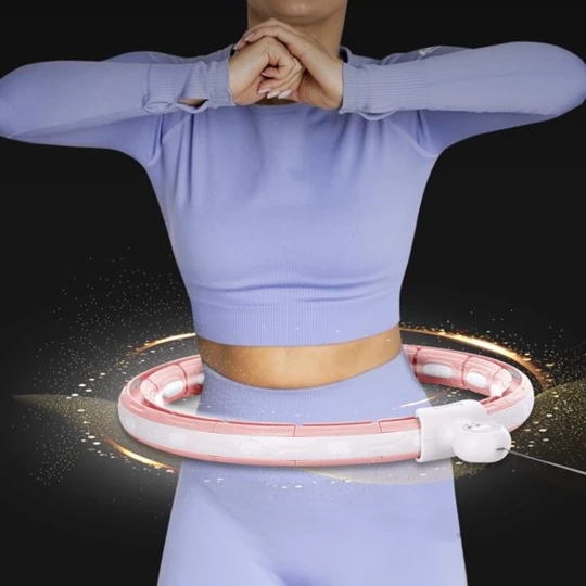 HHM15 HULA HOP PINK Z MAGNESEM I OBCIĄŻNIKIEM + LICZNIK HMS (17-44-580)