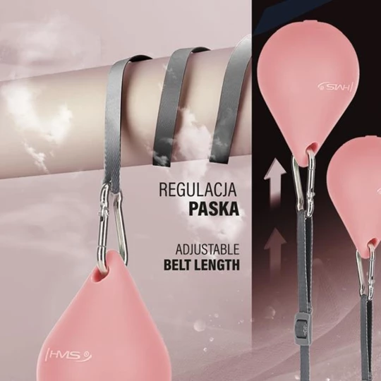 HHM15 HULA HOP PINK Z MAGNESEM I OBCIĄŻNIKIEM + LICZNIK HMS (17-44-580)