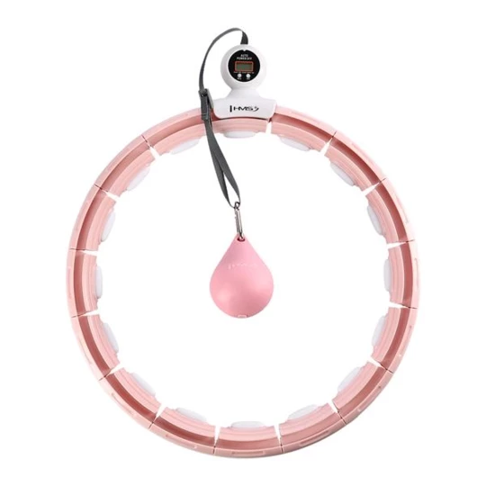 HHM15 HULA HOP PINK Z MAGNESEM I OBCIĄŻNIKIEM + LICZNIK HMS (17-44-580)