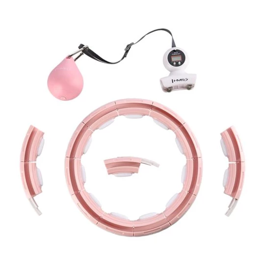 HHM15 HULA HOP PINK Z MAGNESEM I OBCIĄŻNIKIEM + LICZNIK HMS (17-44-580)