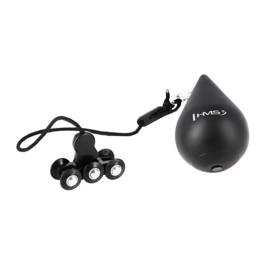 ZESTAW HULA HOP HHW01 BLACK Z WYPUSTKAMI I OBCIĄŻNIKIEM HMS + PAS BR163 RED (17-44-608)