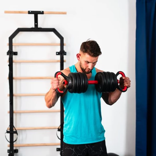 SGN120 PRO SET 6W1 ZESTAW CIĘŻARÓW 20KG HMS (17-57-068)