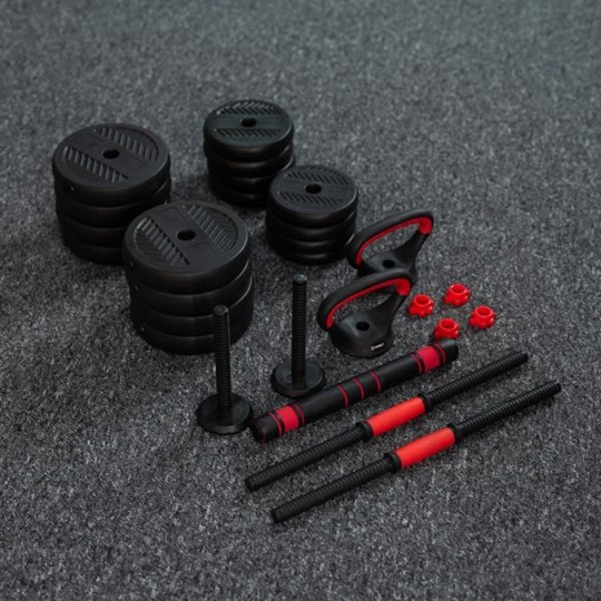 SGN140 (2 CZĘŚCI) PRO SET 6W1 ZESTAW CIĘŻARÓW 40KG HMS (17-57-070)