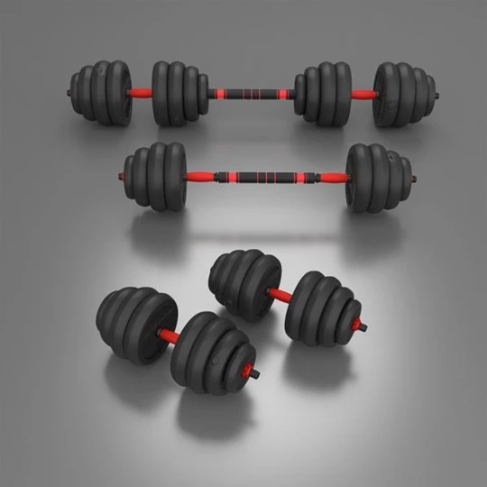 SGN140 (2 CZĘŚCI) PRO SET 6W1 ZESTAW CIĘŻARÓW 40KG HMS (17-57-070)