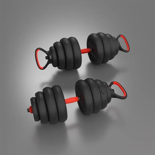SGN140 (2 CZĘŚCI) PRO SET 6W1 ZESTAW CIĘŻARÓW 40KG HMS (17-57-070)