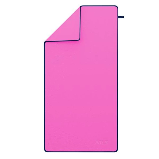 NCR13 RĘCZNIK Z MIKROFIBRY RÓŻOWY 200X90 CM NILS (15-06-088)