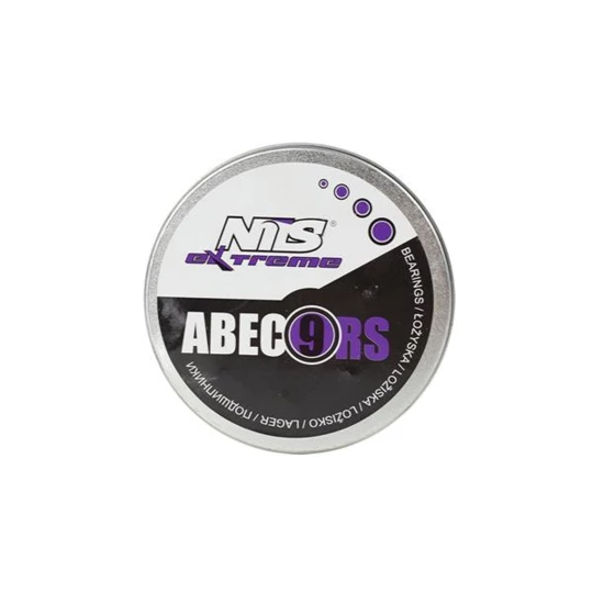 ABEC-9 RS PURPUROWY CARBON ŁOŻYSKA (8szt.) OPAK. METAL NILS EXTREME (16-31-030)
