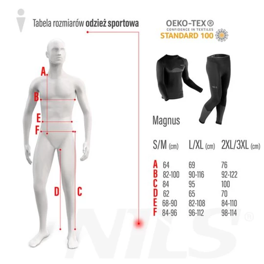 BTS0464 SPODNIE TERMOAKTYWNE CZARNE MĘSKIE 2XL/3XL MAGNUS NILS (15-20-114)