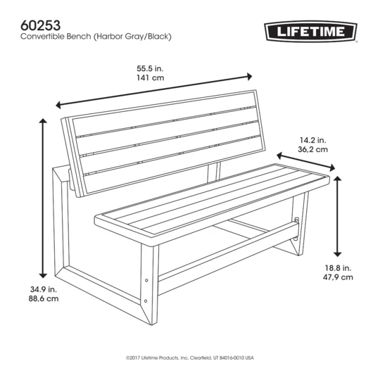 LIFETIME ŁAWKA 60253