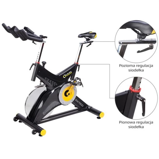 SW7200 ROWER SPININGOWY 22KG HMS PREMIUM (17-09-013)