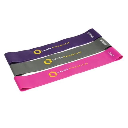 GU04 PRO SET ZESTAW GUM DO ĆWICZEŃ HMS PREMIUM (17-33-101)