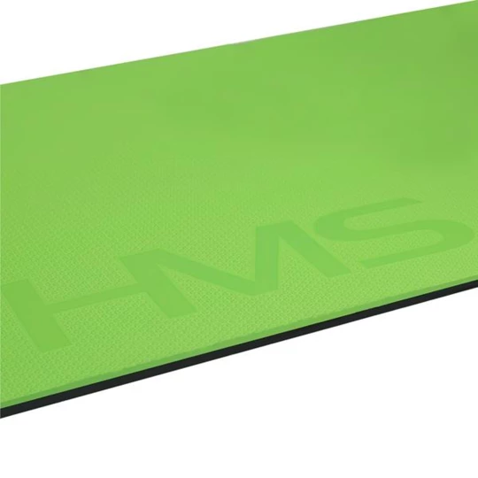 MFK03 GREEN-BLACK MATA FITNESS KLUBOWA Z OTWORAMI HMS PREMIUM (17-44-280)