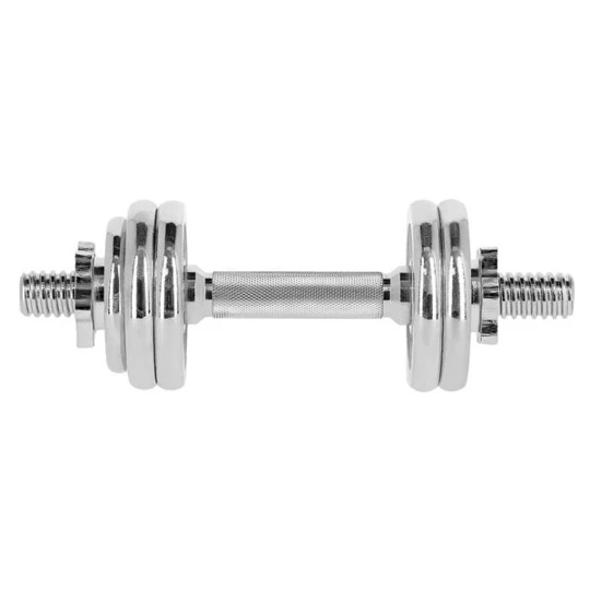 STC15 SZTANGIELKI W WALIZCE 2 x 7.5 KG CHROME HMS (17-59-102)