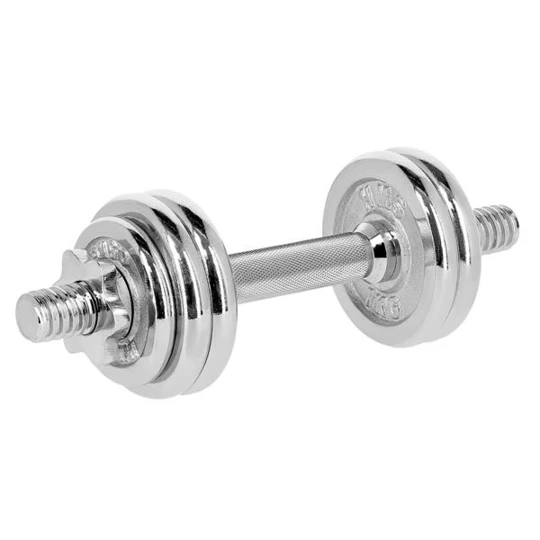 STC15 SZTANGIELKI W WALIZCE 2 x 7.5 KG CHROME HMS (17-59-102)