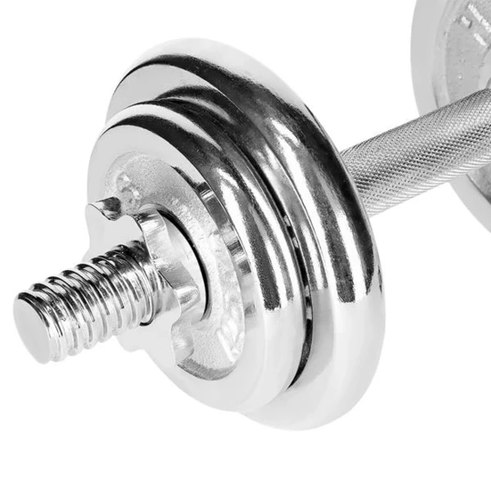 STC20 SZTANGIELKI W WALIZCE 2 x 10 KG CHROME HMS (17-59-103)