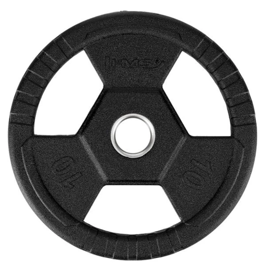 TOH10 CZARNY TALERZ OLIMPIJSKI OGUMOWANY 10 KG HMS (17-61-103)