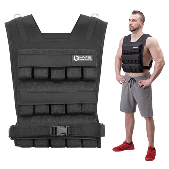 KTO30 KAMIZELKA TRENINGOWA Z OBCIĄŻENIEM 30 KG HMS PREMIUM (17-62-211)