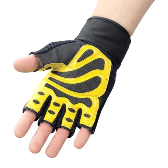 RST01 BLACK/YELLOW ROZM. XL RĘKAWICE NA SIŁOWNIĘ HMS (17-63-203)