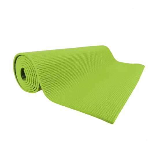 Mata do ćwiczeń JOGI inSPORTline Yoga 173x60x0,5 cm - Kolor Odblaskowy zielony