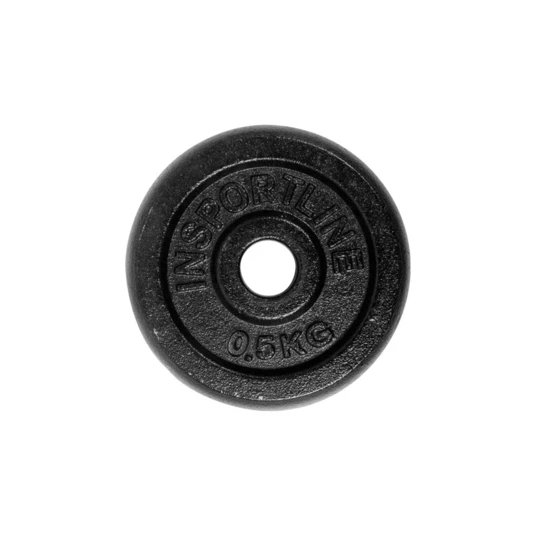 Zestaw obciążeń żeliwnych inSPORTline Castblack 2x 0,5-20 kg