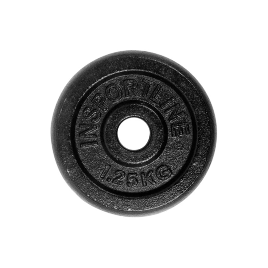 Zestaw obciążeń żeliwnych inSPORTline Castblack 2x 0,5-20 kg