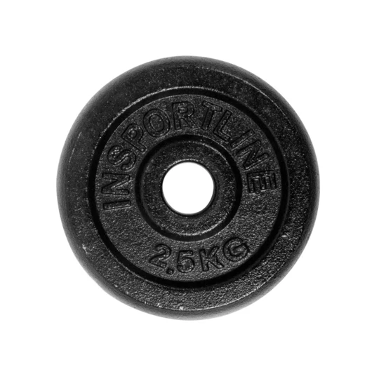 Zestaw obciążeń żeliwnych inSPORTline Castblack 2x 0,5-20 kg