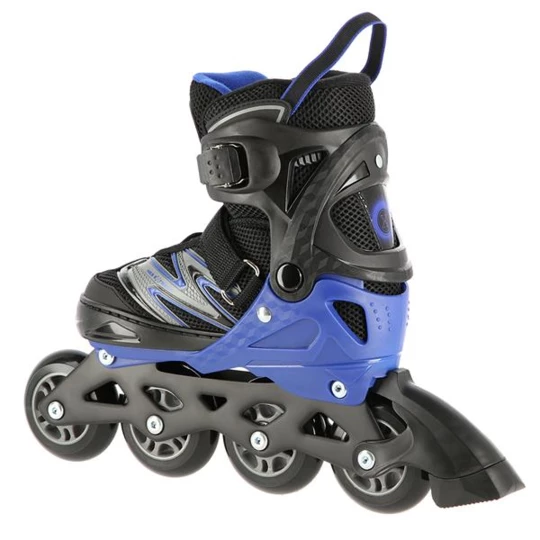 NA11010 CZARNO-NIEBIESKI ROZM. L (39-42) ŁYŻWOROLKI NILS EXTREME (16-01-229)