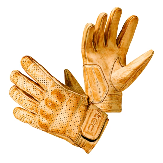 Skórzane rękawice motocyklowe W-TEC Modko - Kolor sunlight, Rozmiar M